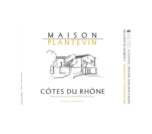 Cortes du Rhone label